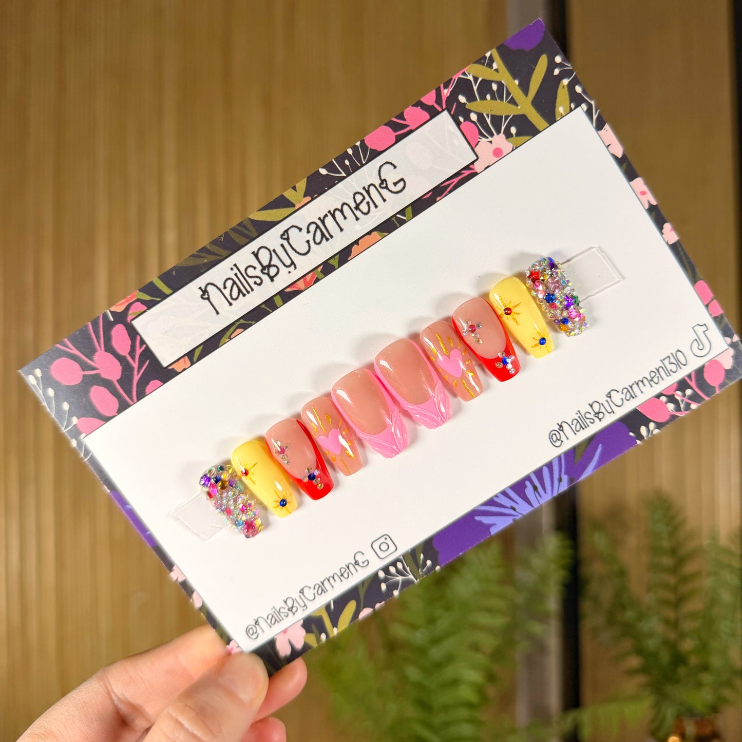 Princess vibes Acrylic Press on nails