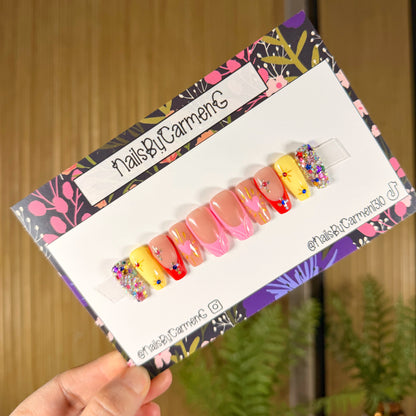 Princess vibes Acrylic Press on nails