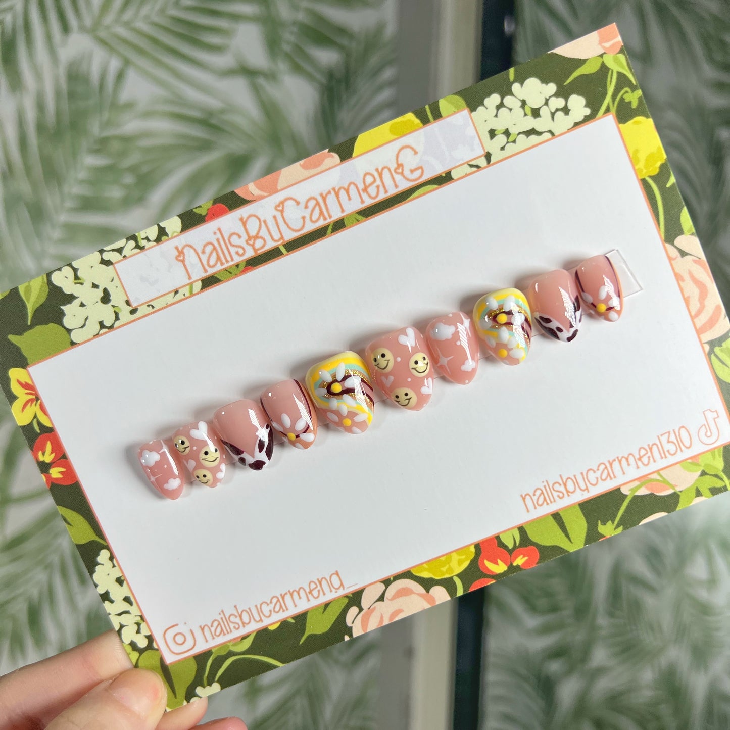 Country Girl Acrylic Press on nails