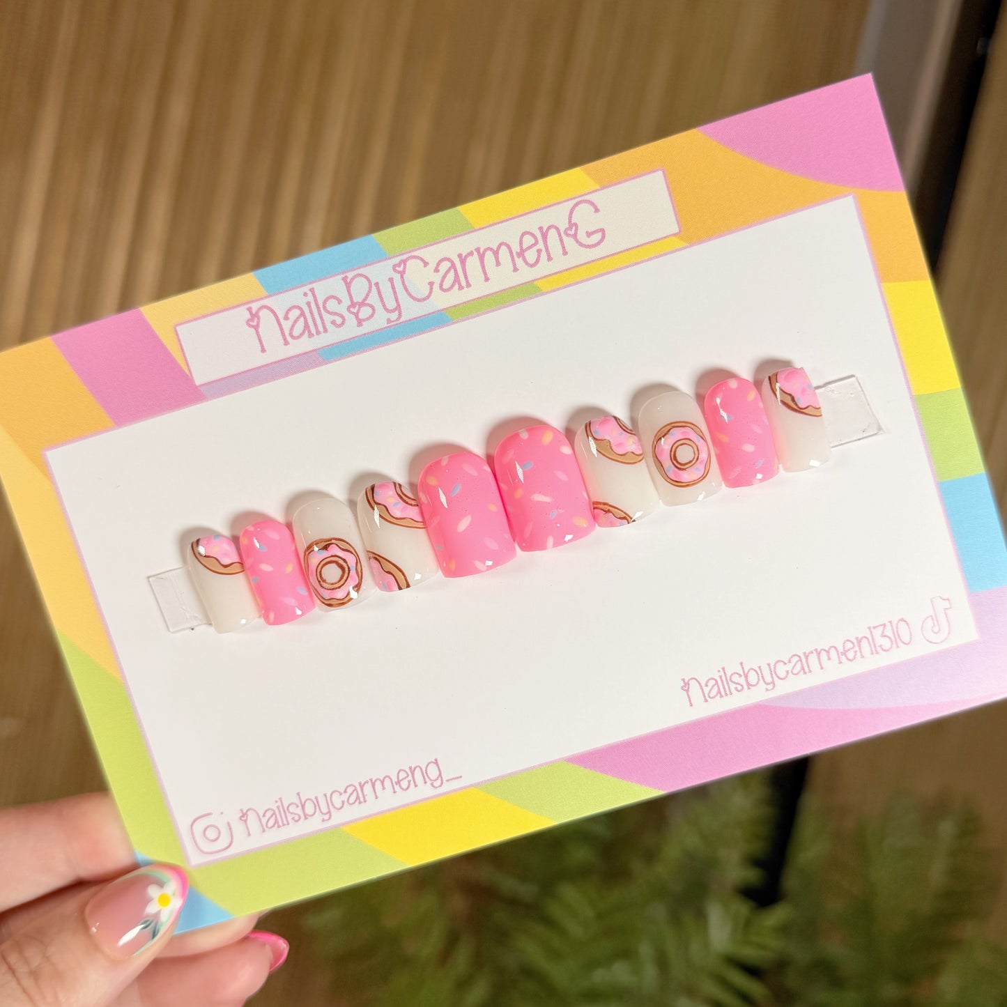 Sweet donuts Acrylic Press on nails