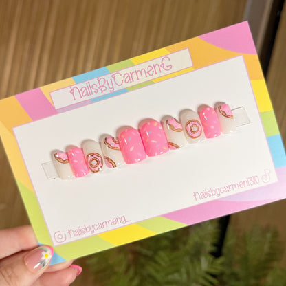 Sweet donuts Acrylic Press on nails