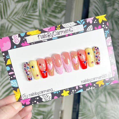 Princess vibes Acrylic Press on nails