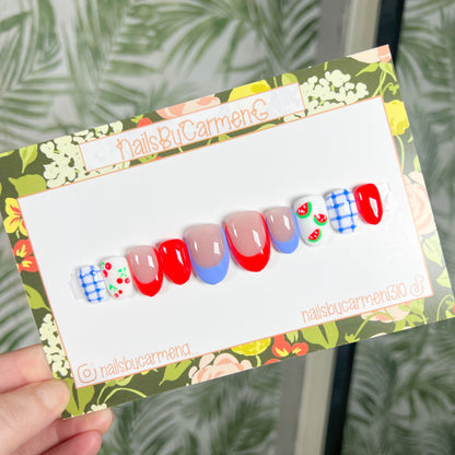 Cottage Core Acrylic Press on nails