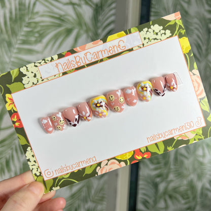 Country Girl Acrylic Press on nails