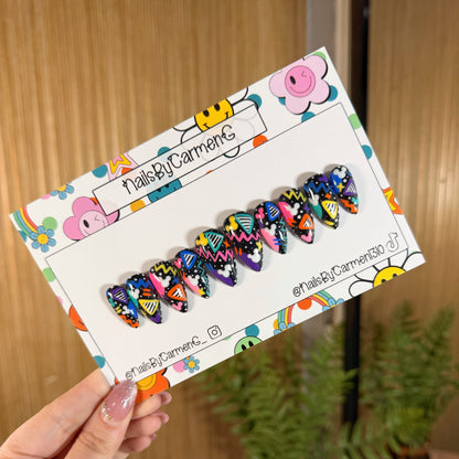 90’s Mickey Acrylic Press on nails