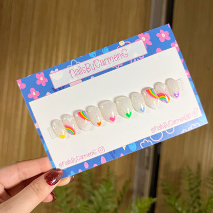 Love is Love Acrylic Press on nail