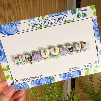 Bridgerton 3d Textured Acrylic Press on nails