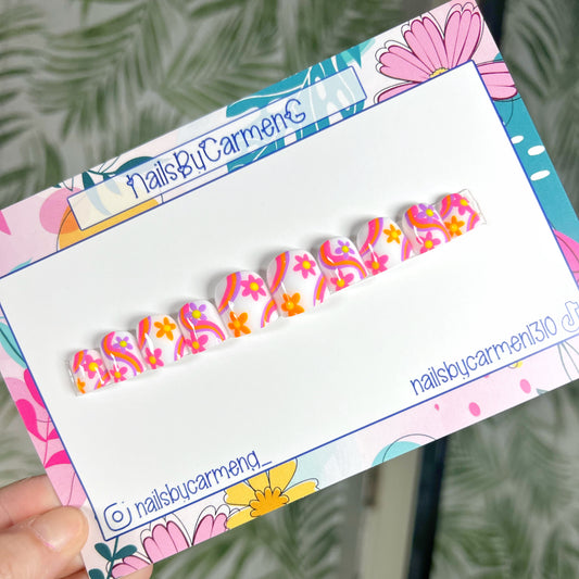 Groovy Baby Press On Nails