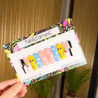Y2K Mix and Match Acrylic Press On Nails