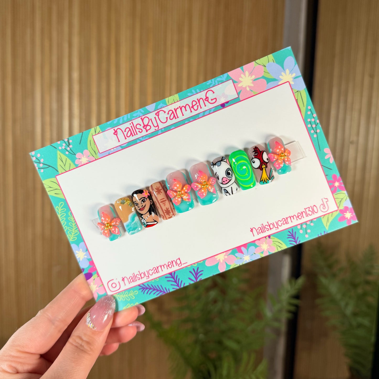 Moana Acrylic Press on nails