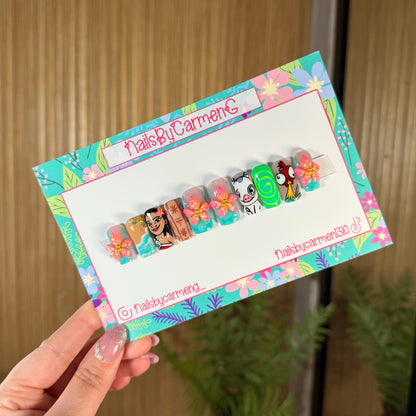 Moana Acrylic Press on nails