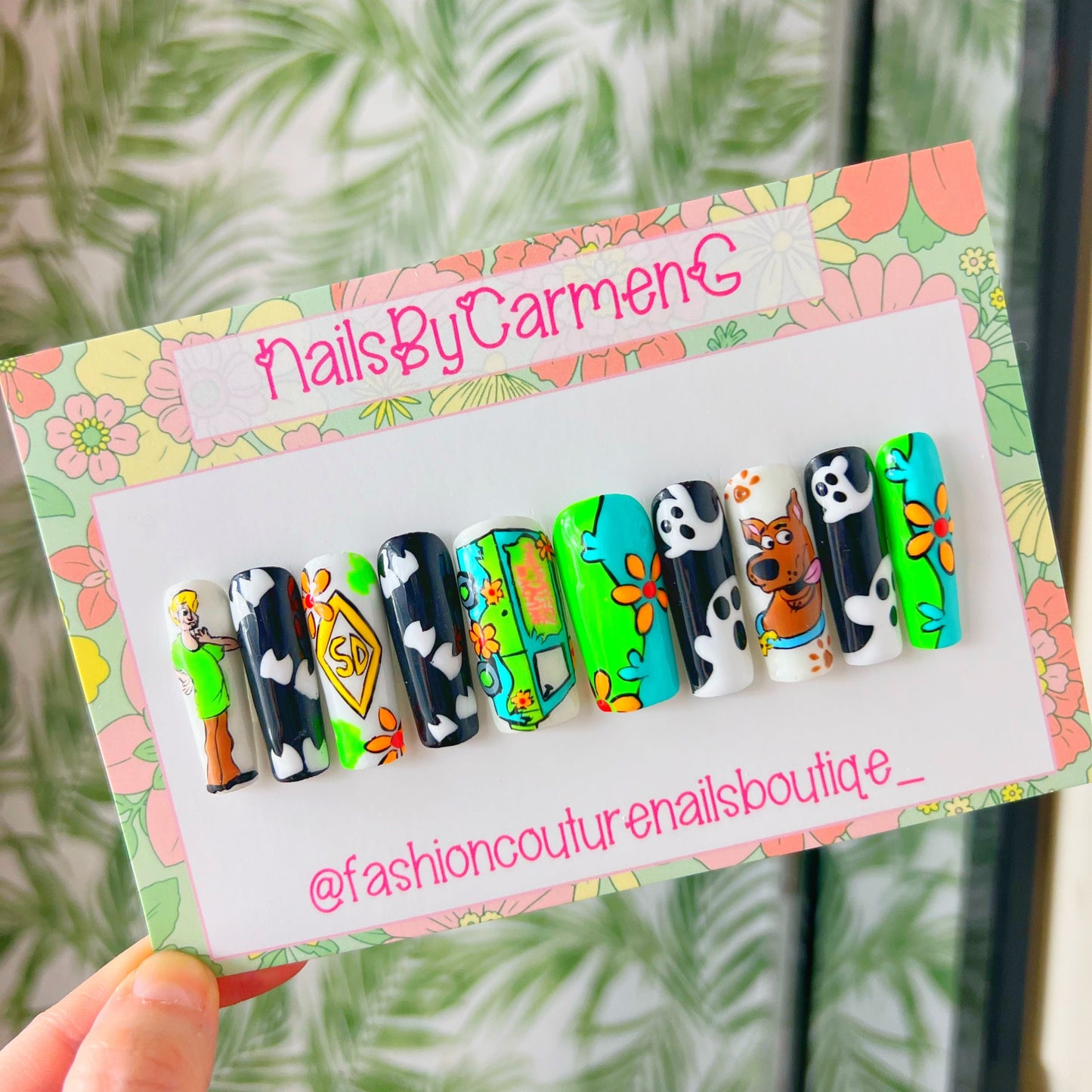 Scooby Doo and Shaggy Acrylic Press on nails