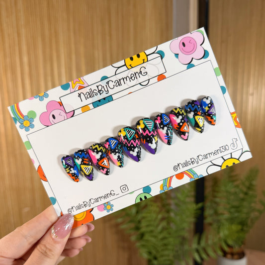 90’s Mickey Acrylic Press on nails