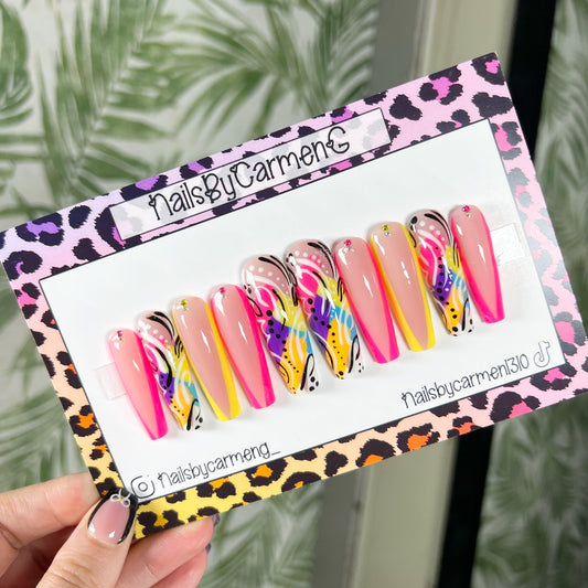 Vacay Babe Acrylic Press on nails