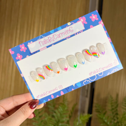 Love is Love Acrylic Press on nail