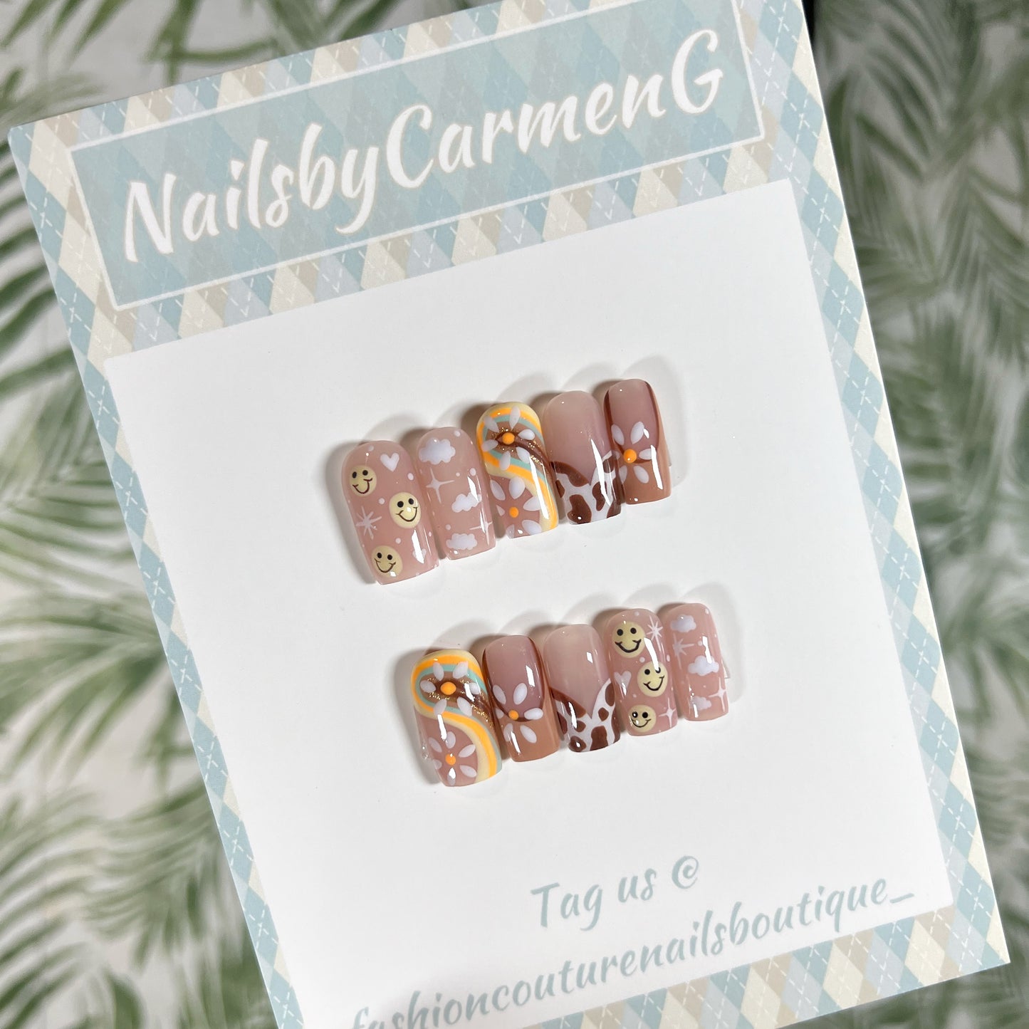 Country Girl Acrylic Press on nails