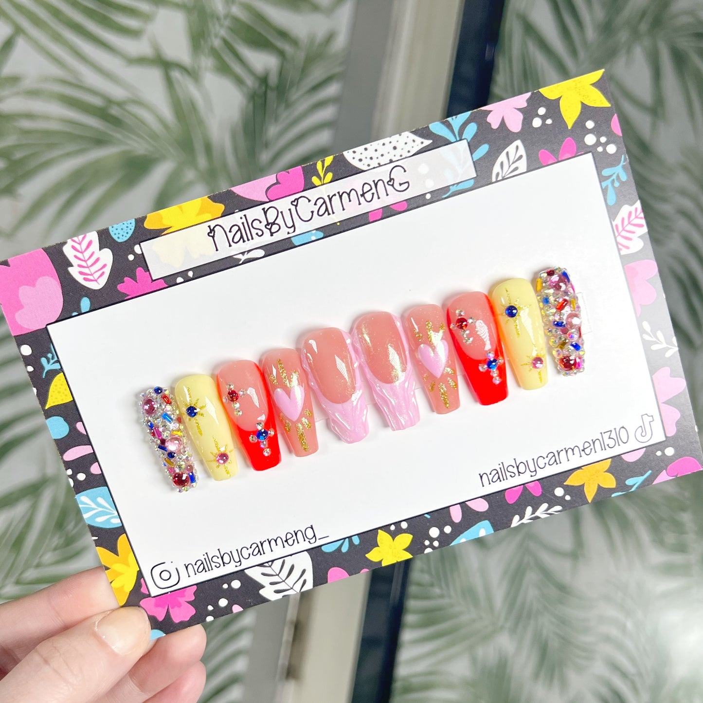 Princess vibes Acrylic Press on nails