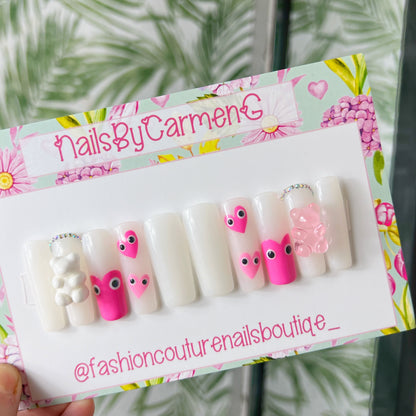 Gummy Bear Acrylic Press on nails