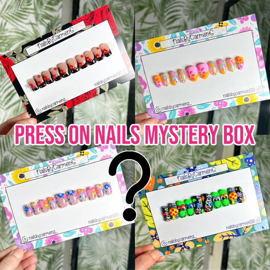 Acrylic press on nails Mystery box