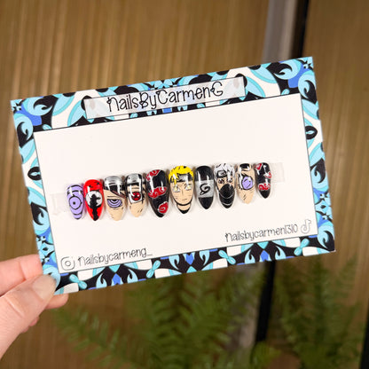 Naruto Acrylic Press on nails