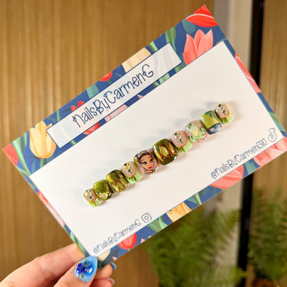 Princess and the frog Acrylic Press on nails