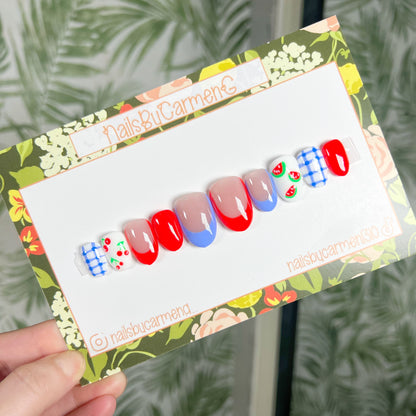 Cottage Core Acrylic Press on nails