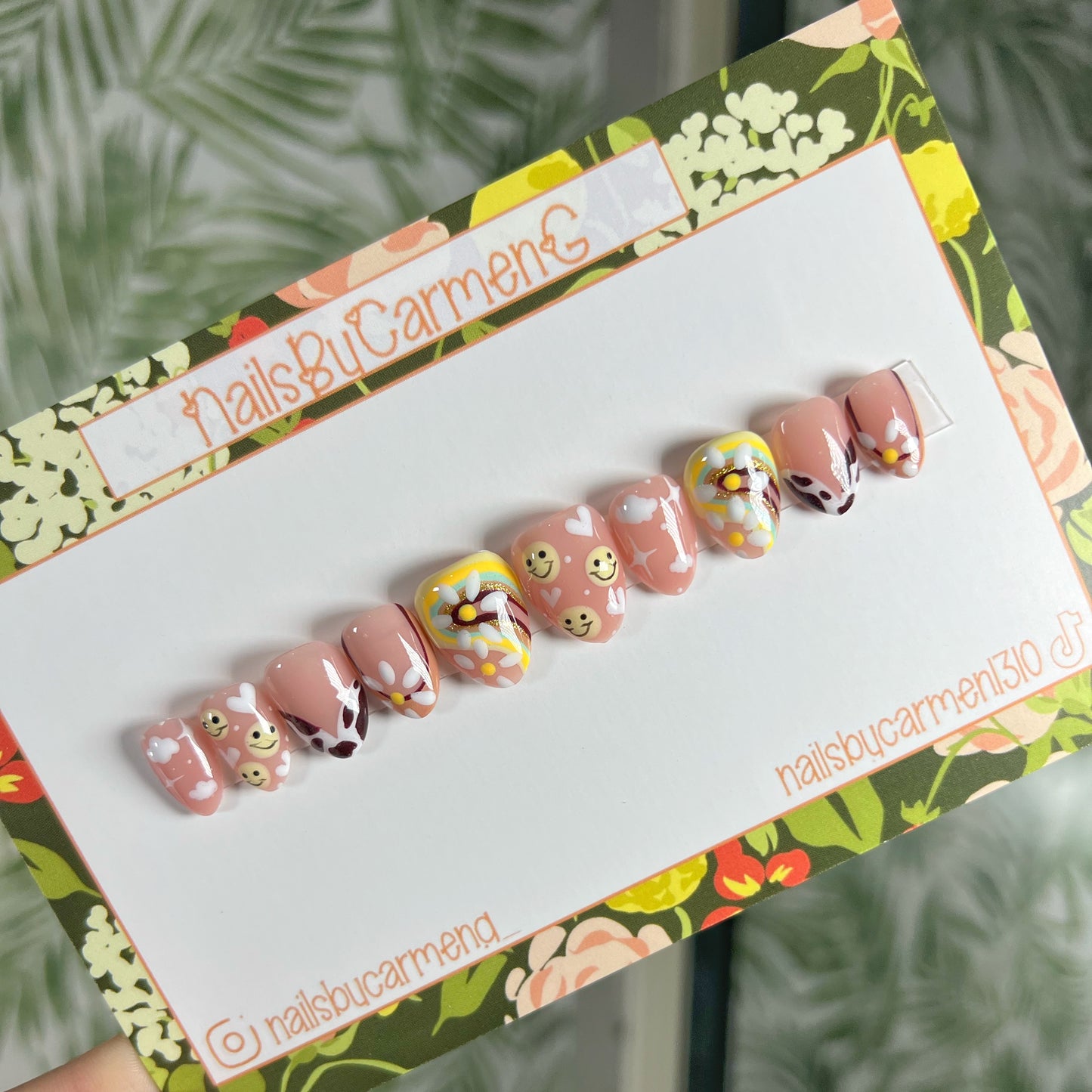 Country Girl Acrylic Press on nails