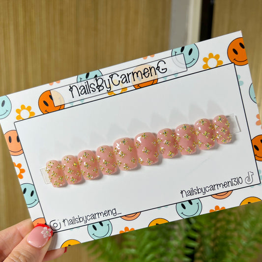 Diamonds are a girls best friend Acrylic Press on nails