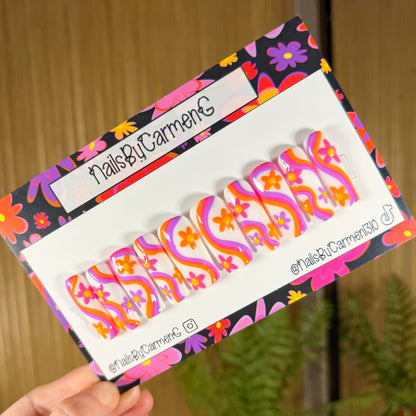 Groovy Baby Press On Nails