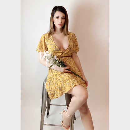 My Sunshine Floral Mini Dress