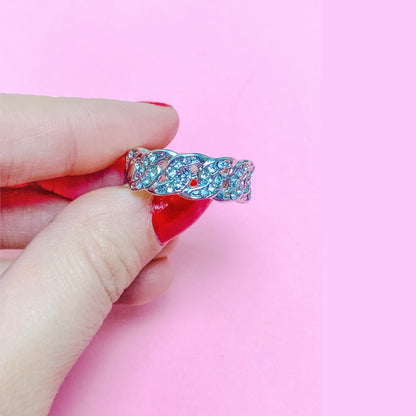 Rhinestone ring