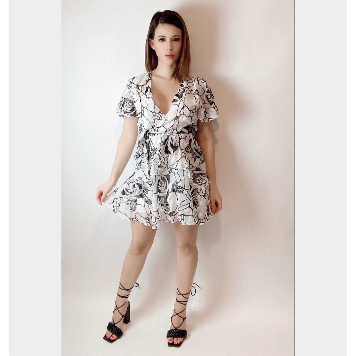 Classic Times Floral Mini Dress