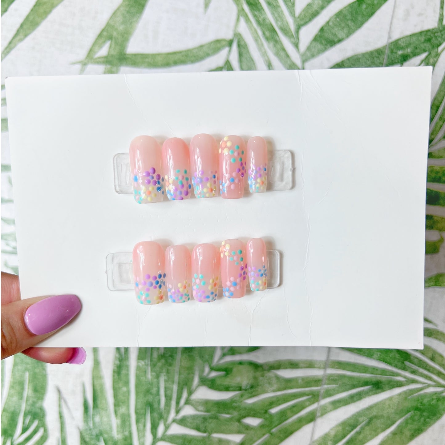 Pastel Florals Press On Nails