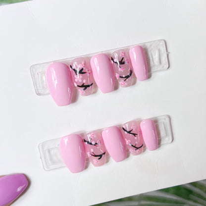 Cherry blossom Press On Nails