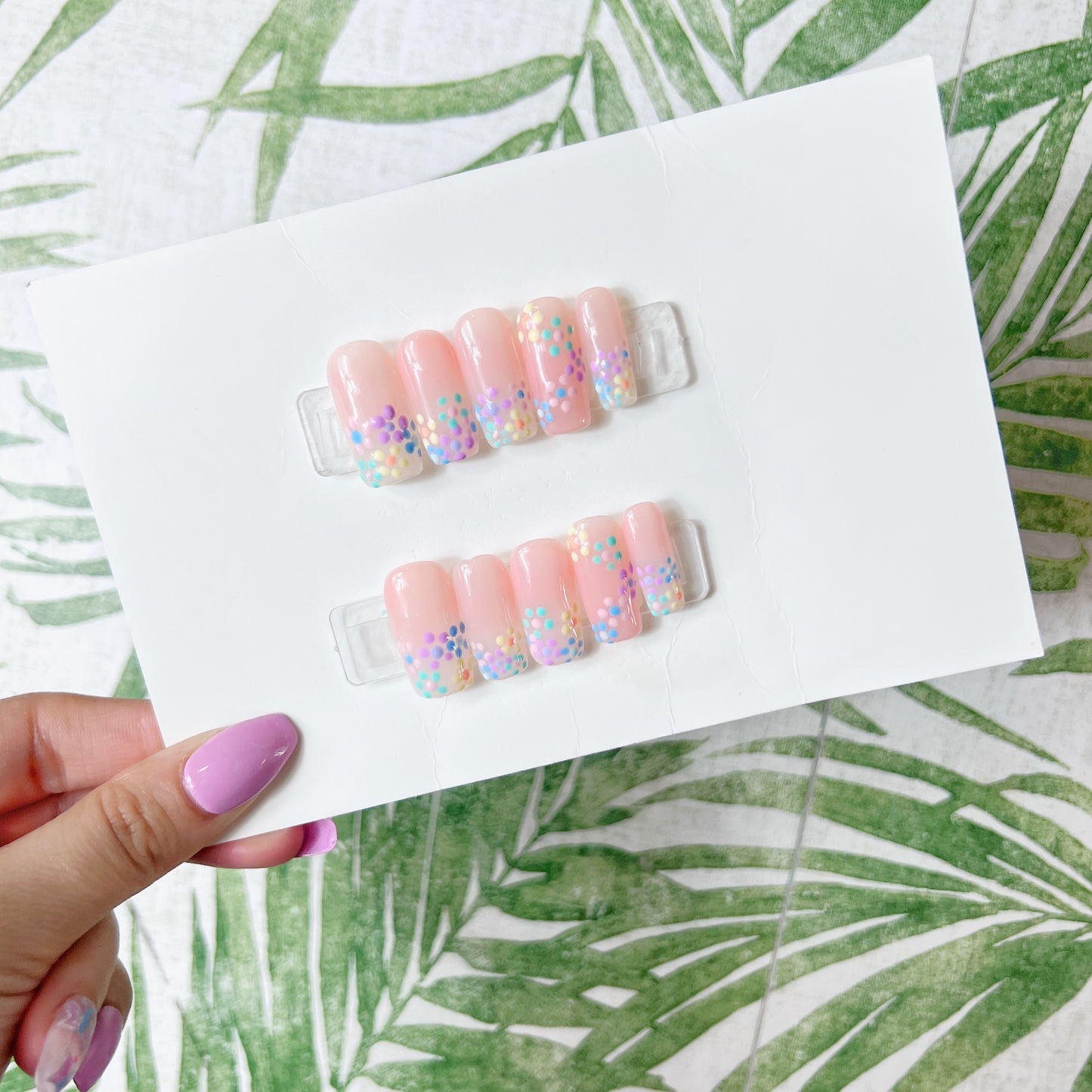 Pastel Florals Press On Nails