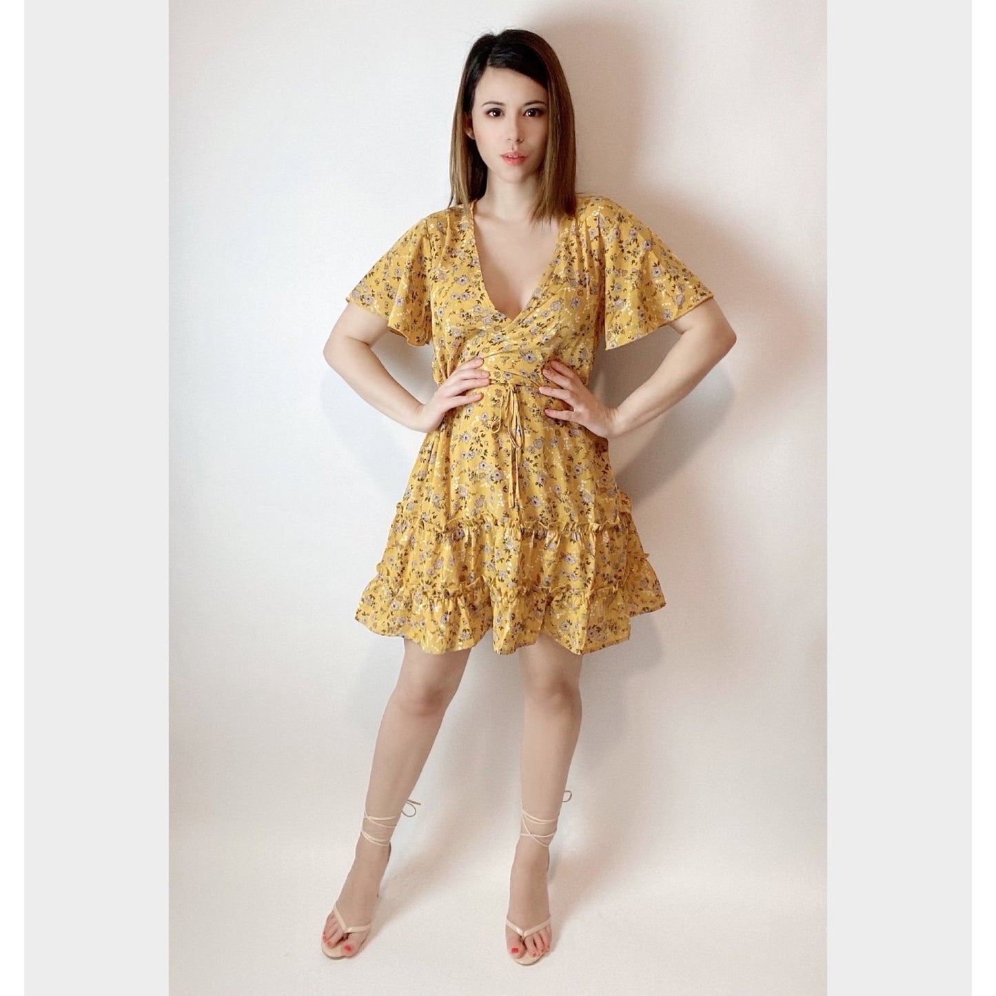 My Sunshine Floral Mini Dress