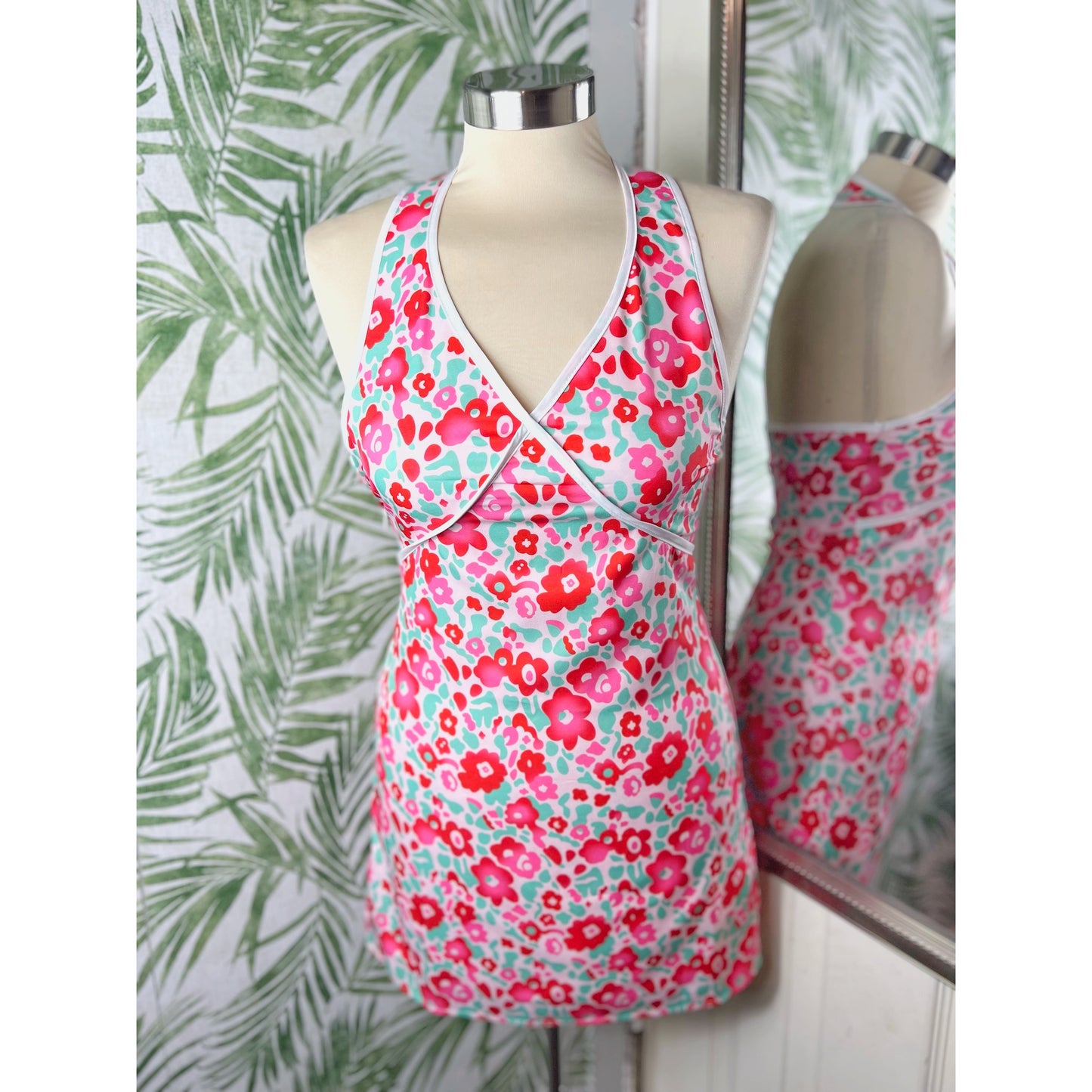 Molly Floral Halter Mini Dress