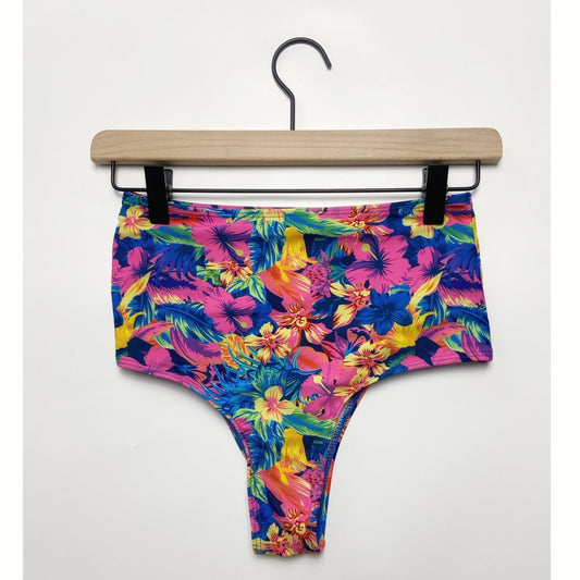 Tropical High-Rise Bikini Bottoms