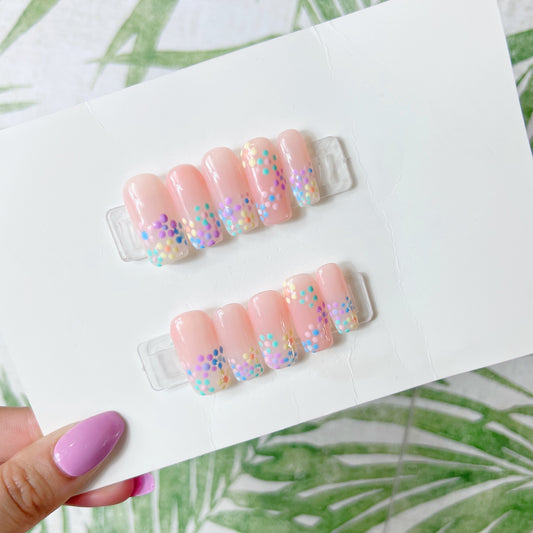 Pastel Florals Press On Nails